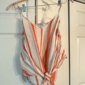 Small Tie Crop Express Blouse